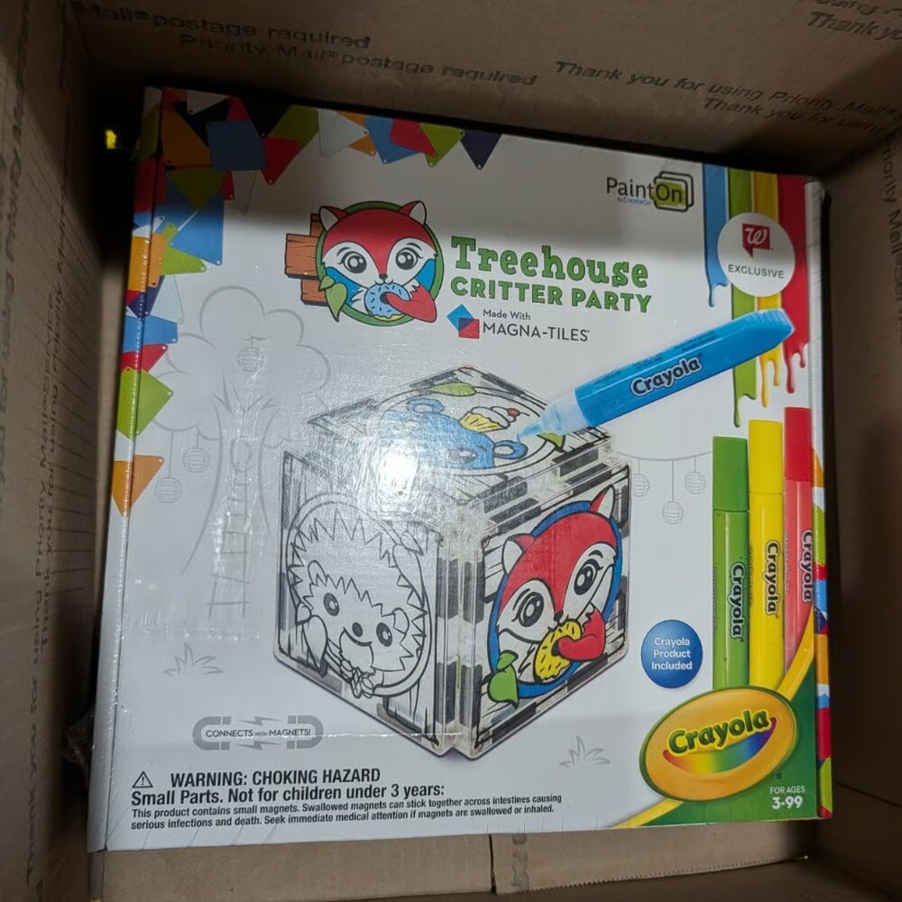 Treehouse Critter Party Made With Magna-Tiles (New)